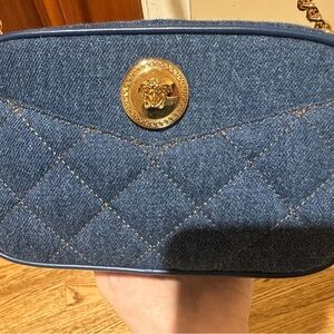 New!  Versace Denim Crossbody